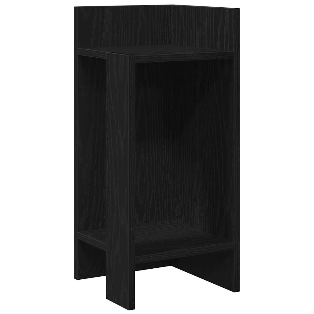 DEvidaxl Vidaxl Side Tables Black 60cm H X 25.5cm W X 27cm D